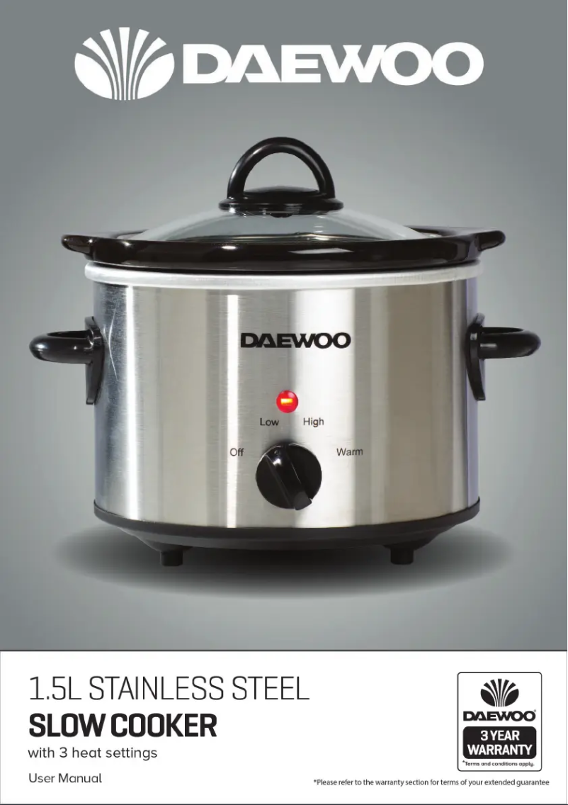 Página 1 del manual Manual de usuario Daewoo SDA1363