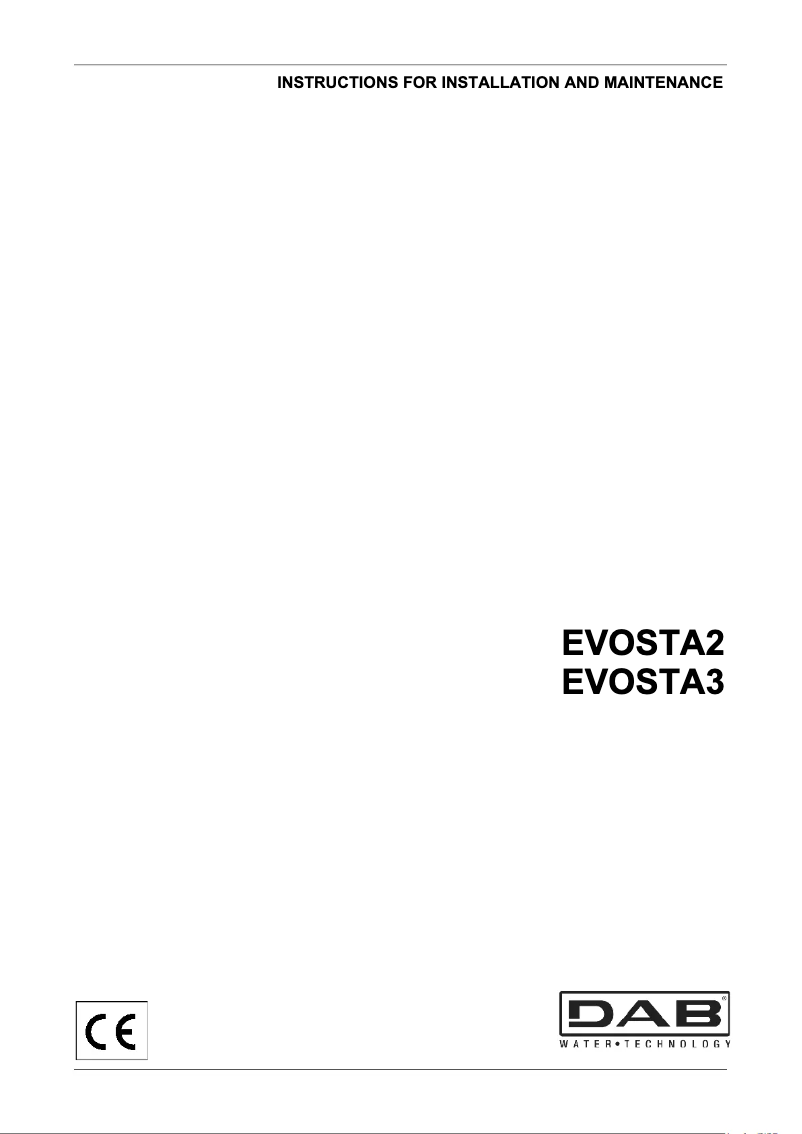 Imagen de la primera página del manual del dispositivo Evosta 3 8M 80/180