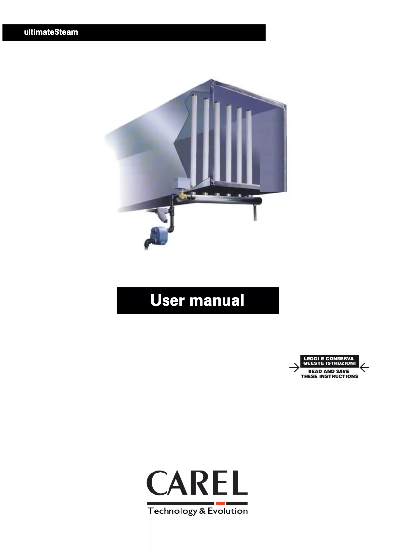 Imagen de la primera página del manual del dispositivo ultimateSteam