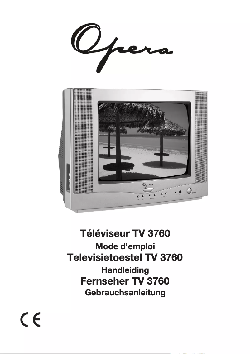 Imagen de la primera página del manual del dispositivo TV3760