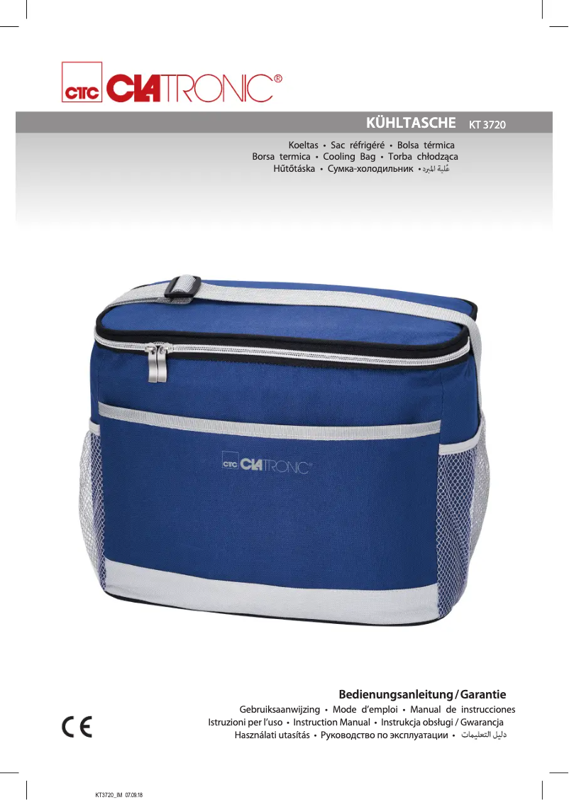 Imagen de la primera página del manual del dispositivo KT 3720