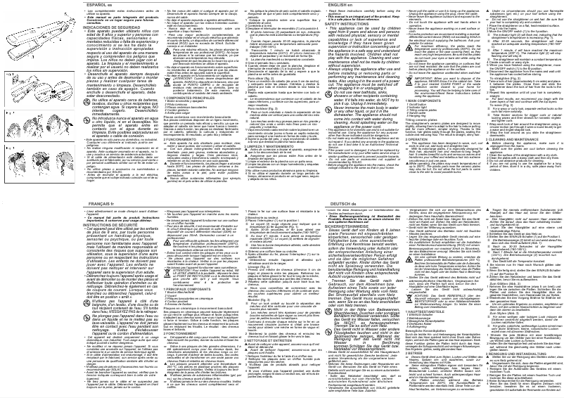 Imagen de la primera página del manual del dispositivo PP7212