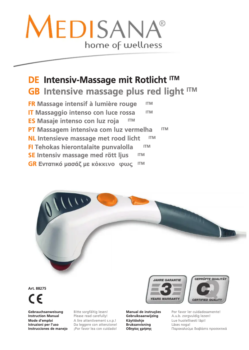 Página nº 1 - Manual de usuario Medisana ITM