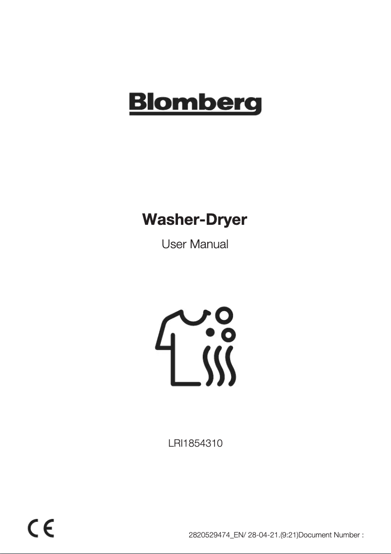 Página 1 del manual Manual de instrucciones Blomberg LRI1854310