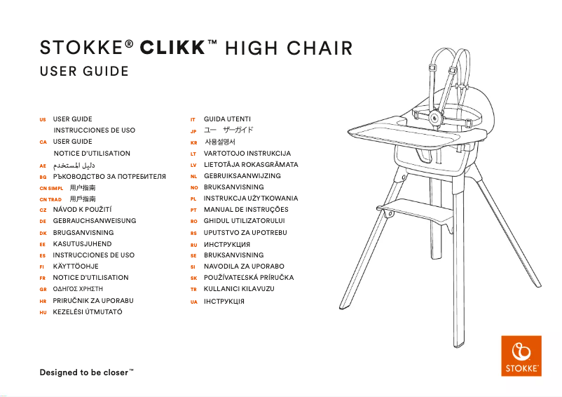 Página 1 del manual Manual de usuario Stokke Clikk