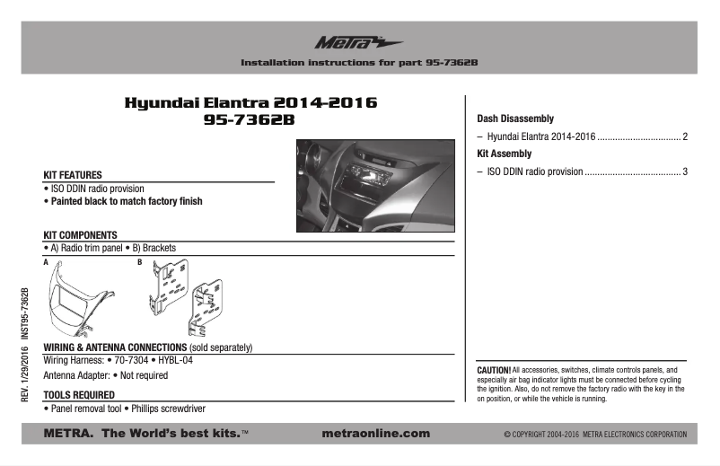 Imagen de la primera página del manual del dispositivo 95-7362B