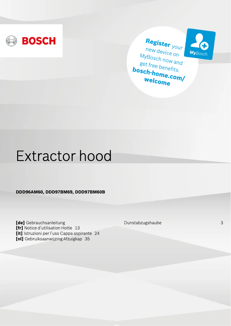 Imagen de la primera página del manual del dispositivo DDD97BM69