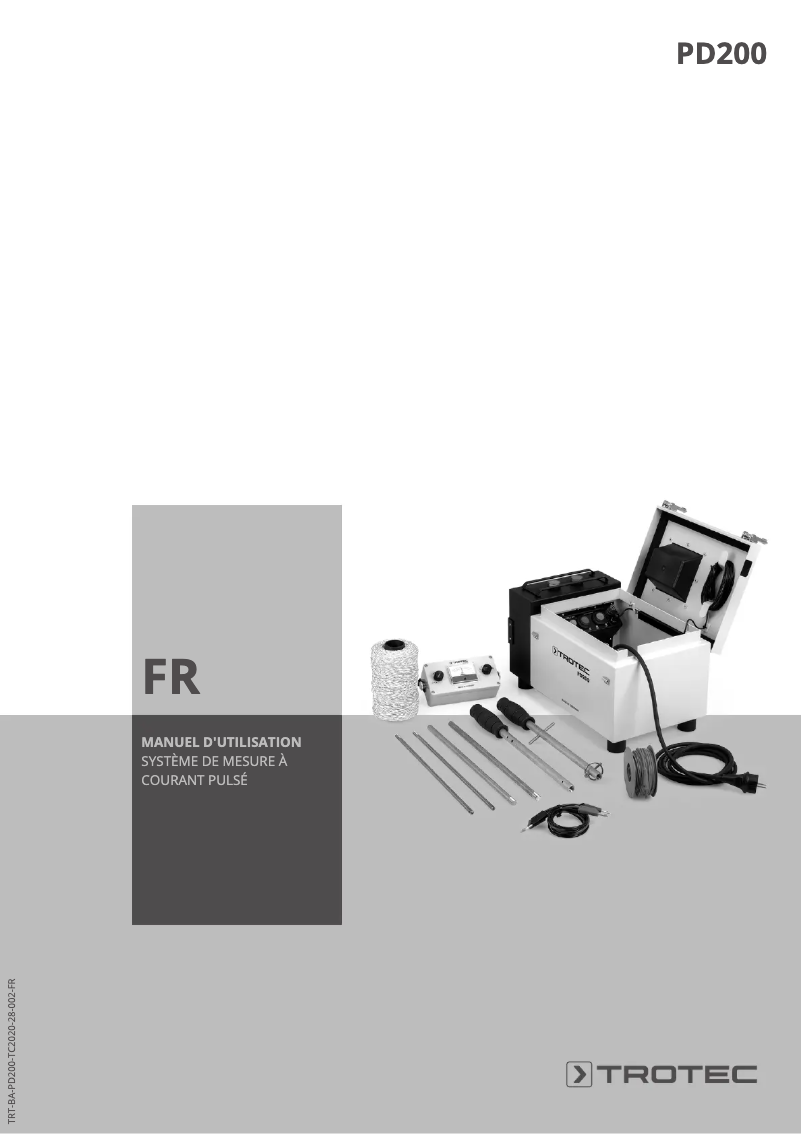 Imagen de la primera página del manual del dispositivo PD200