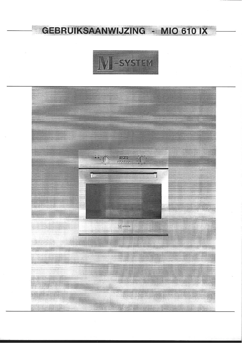 Página 1 del manual Manual de usuario M-System MIO 610 IX