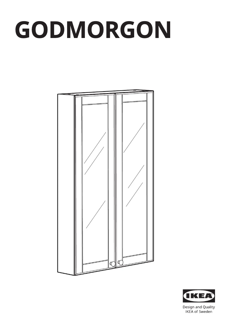 Imagen de la primera página del manual del dispositivo GODMORGON 203.922.38