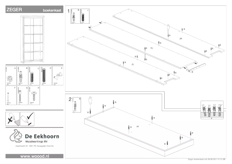 Página 1 del manual Manual de usuario WOOOD Zeger