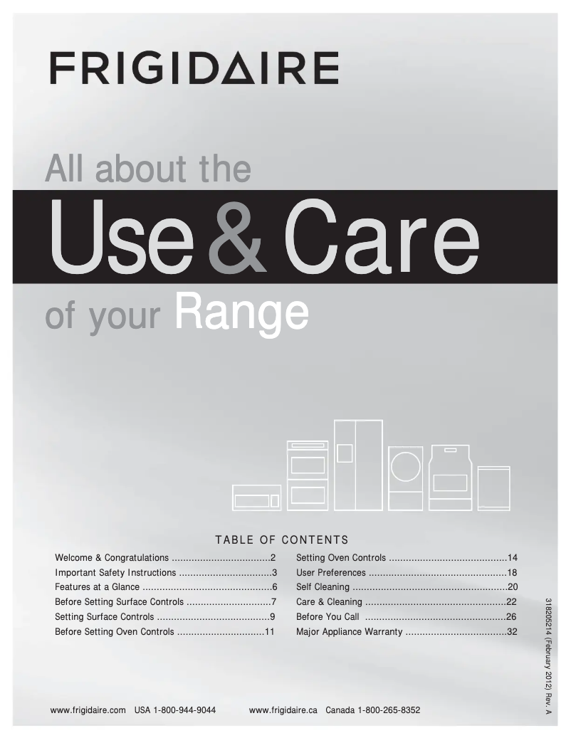 Imagen de la primera página del manual del dispositivo FGEF301DNW