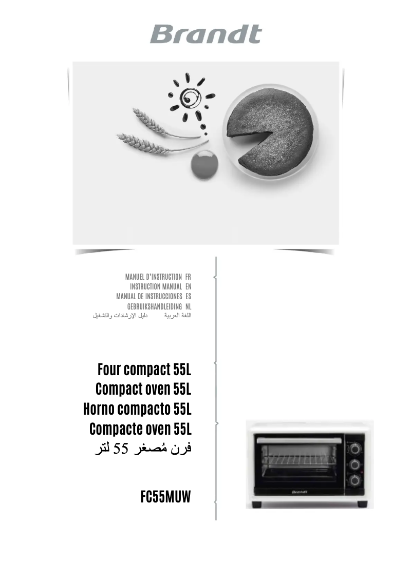 Imagen de la primera página del manual del dispositivo FC55MUW