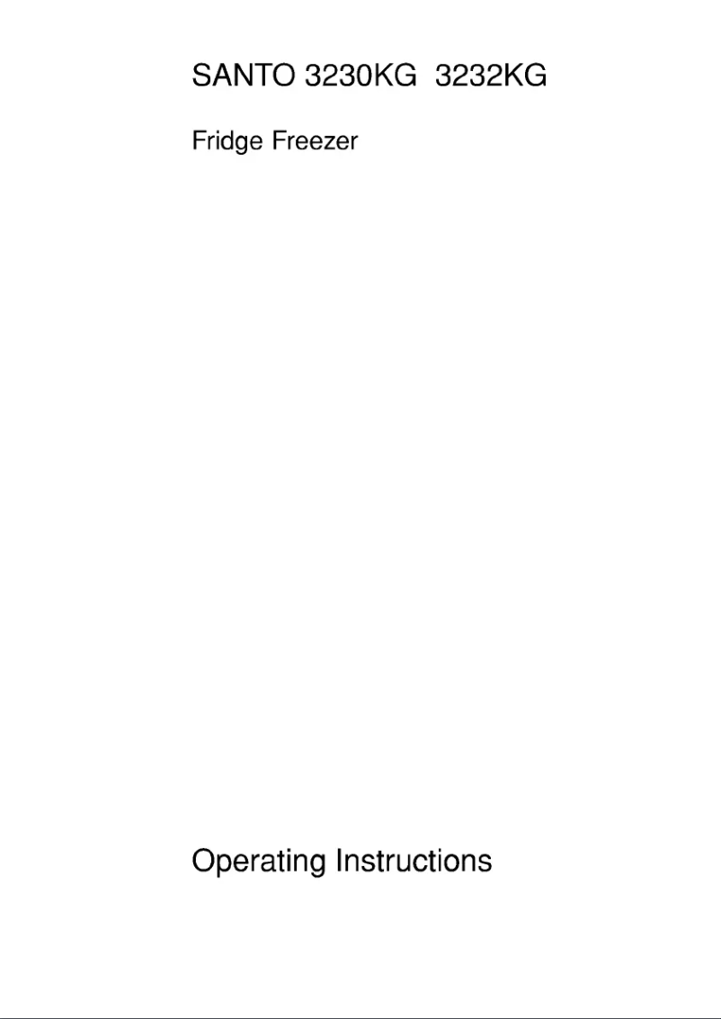 Imagen de la primera página del manual del dispositivo Santo 3230-1 KG