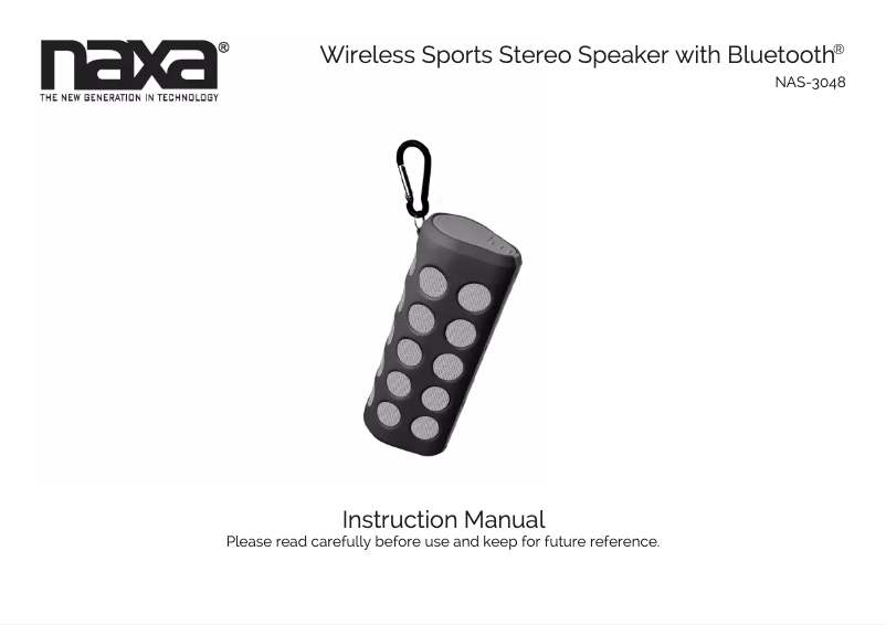 Imagen de la primera página del manual del dispositivo NAS-3048