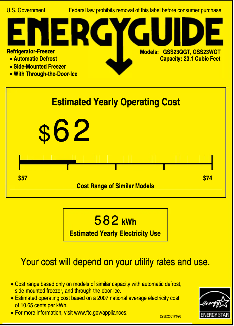 Imagen de la primera página del manual del dispositivo GSS23QGTBB