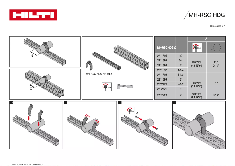 Imagen de la primera página del manual del dispositivo MH-RSC