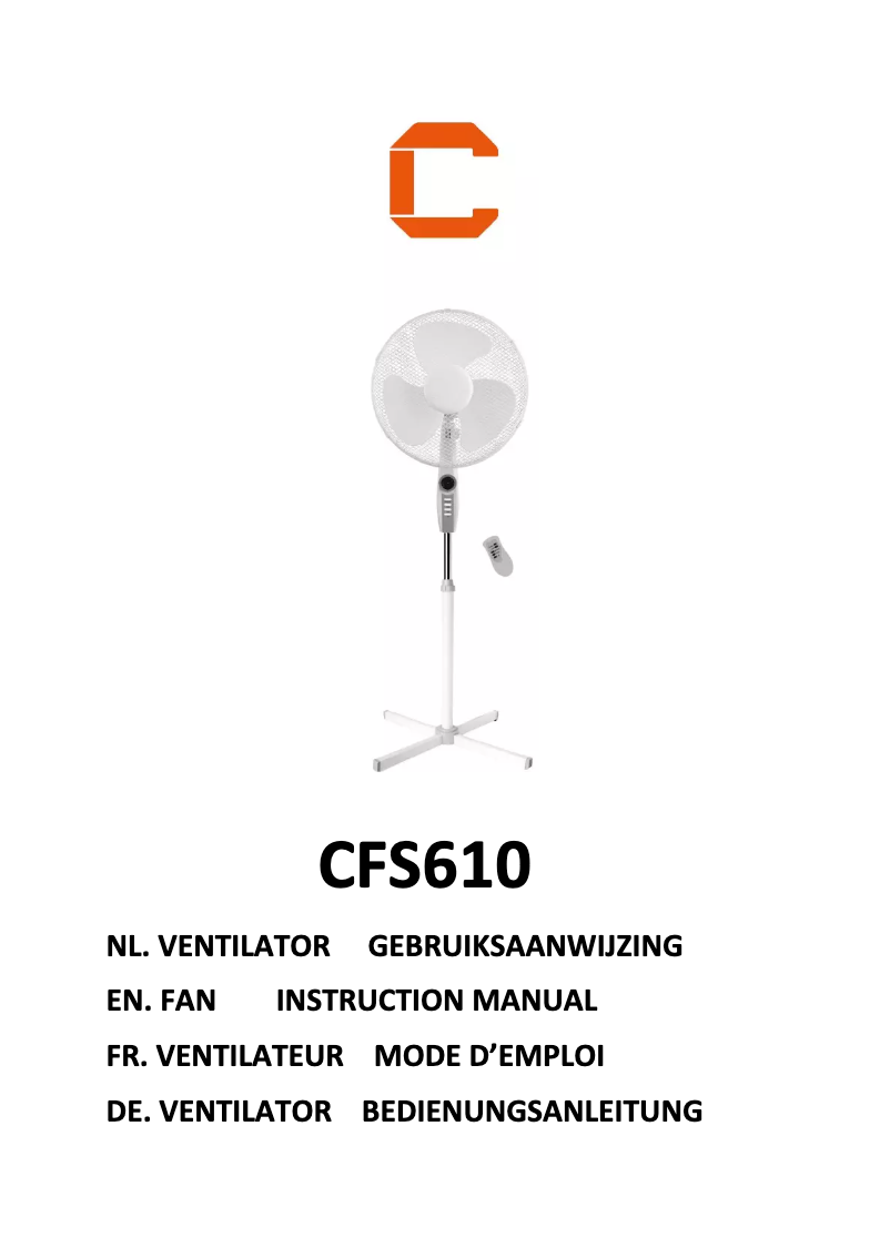 Imagen de la primera página del manual del dispositivo CFS610