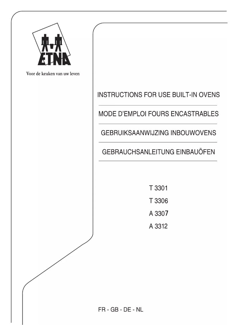 Imagen de la primera página del manual del dispositivo T 3306 FT