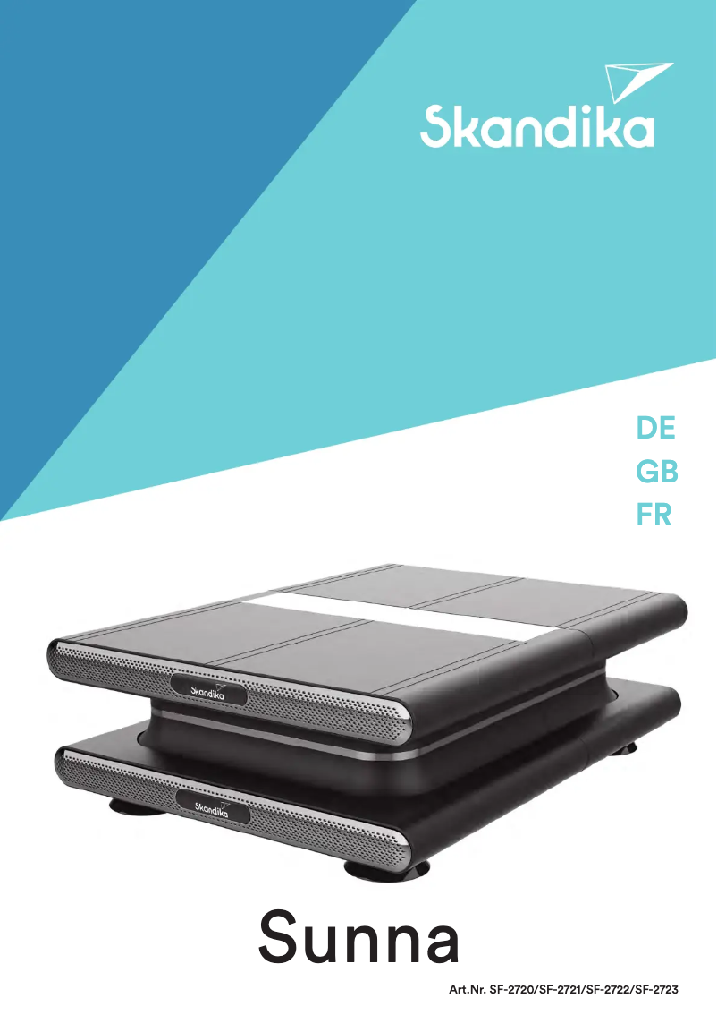 Página nº 1 - Manual de usuario Skandika Sunna