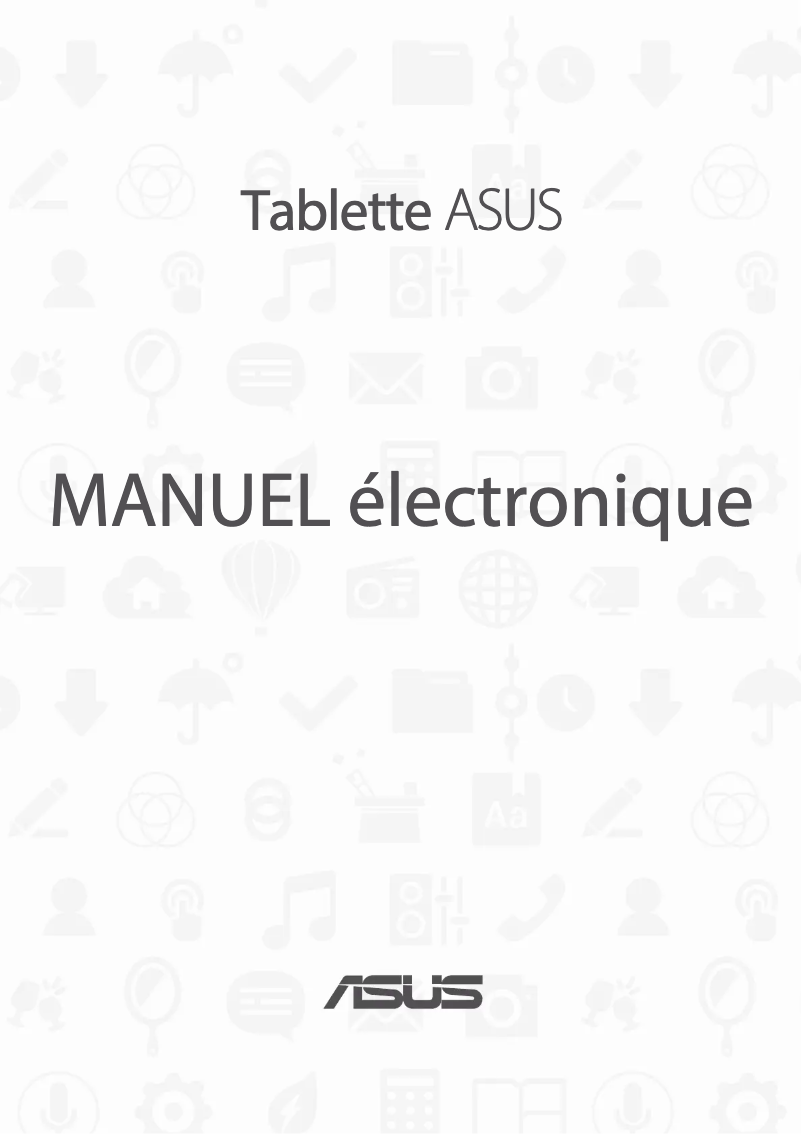 Página 1 del manual Manual de usuario Asus ZenPad 7.0 Z370KL