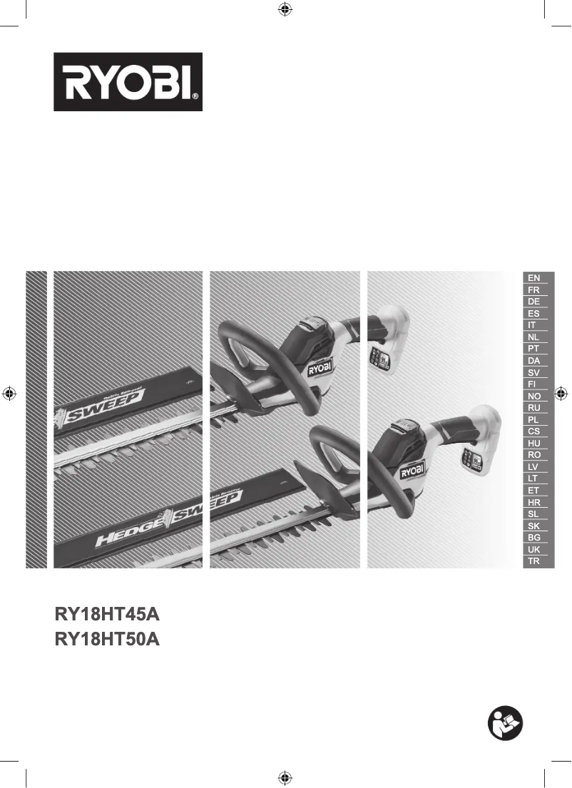 Página 1 del manual Manual de usuario RYOBI One+ RY18HT50A