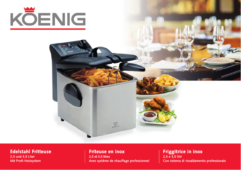 Página 1 del manual Manual de usuario Koenig Fry 2