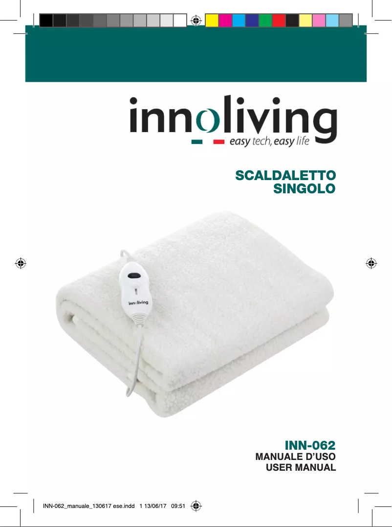 Imagen de la primera página del manual del dispositivo INN-062