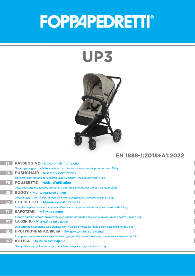 Página 1 del manual Manual de usuario Foppapedretti Up3