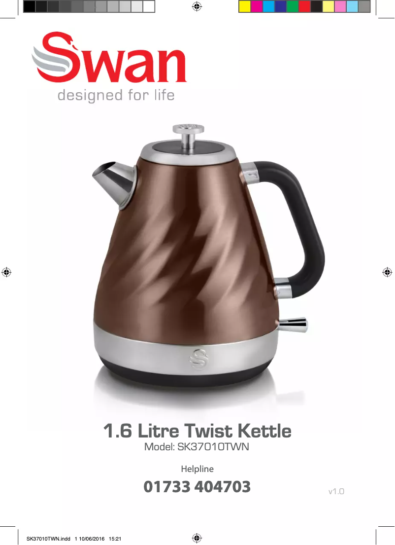 Página 1 del manual Manual de usuario Swan SK37010TWN