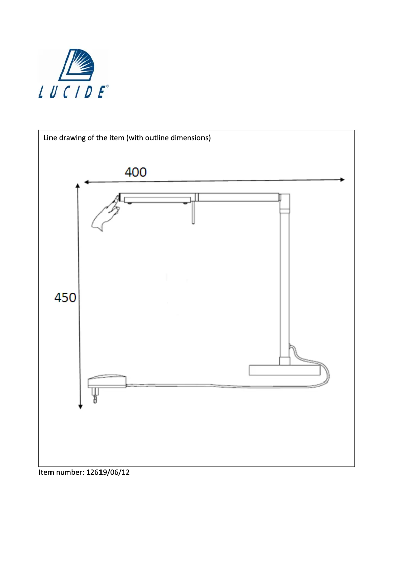 Imagen de la primera página del manual del dispositivo Bergamo 12619/06/12