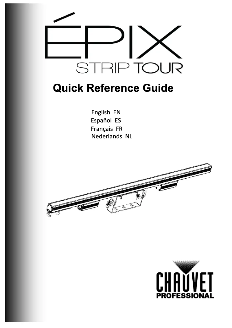 Página nº 1 - Manual de usuario Chauvet ÉPIX Strip Tour