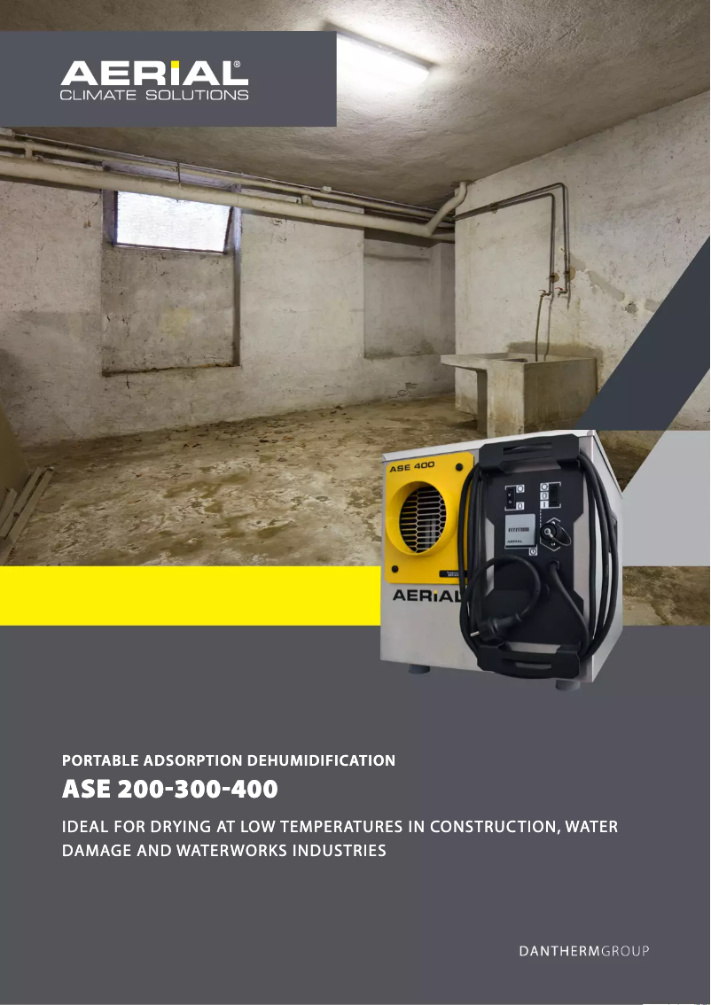 Página 1 del manual Folleto Aerial ASE 400