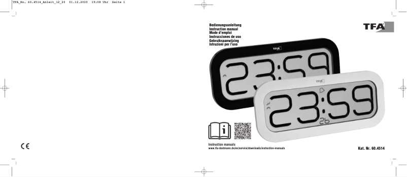 Imagen de la primera página del manual del dispositivo Bimbam 60.4514.01