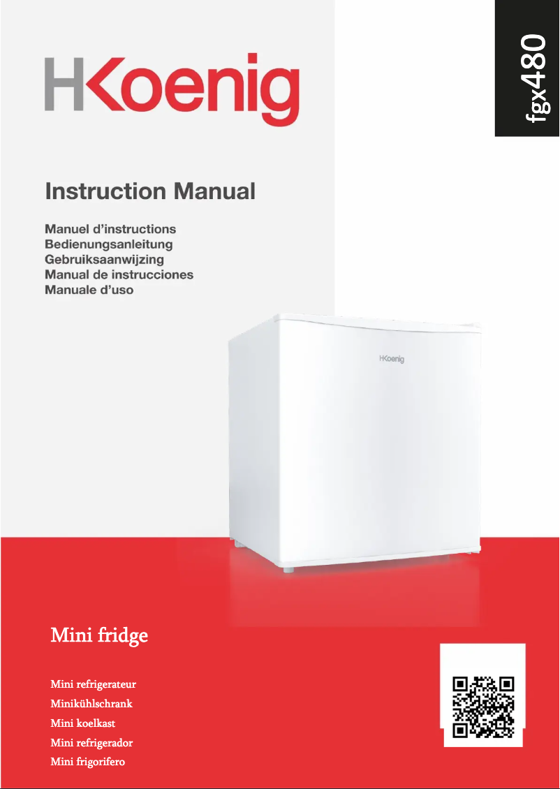 Imagen de la primera página del manual del dispositivo FGX480