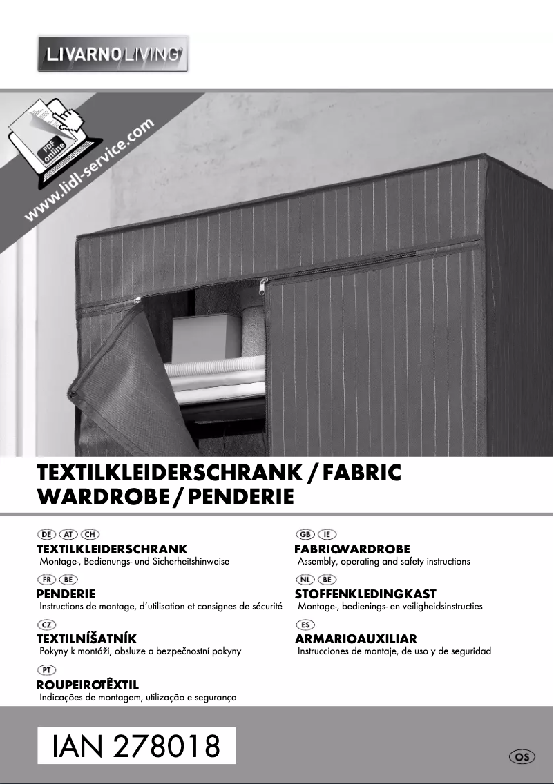 Imagen de la primera página del manual del dispositivo IAN 278018