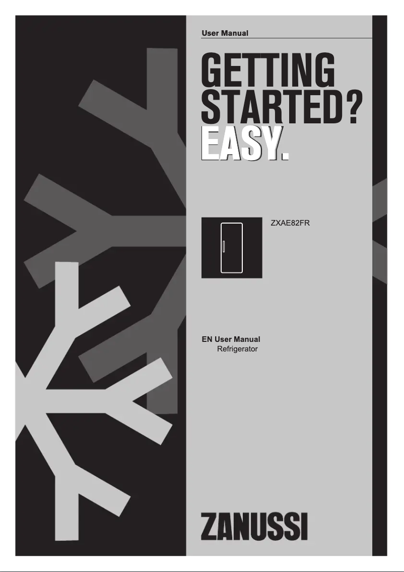 Página 1 del manual Manual de usuario Zanussi ZXAE82FR
