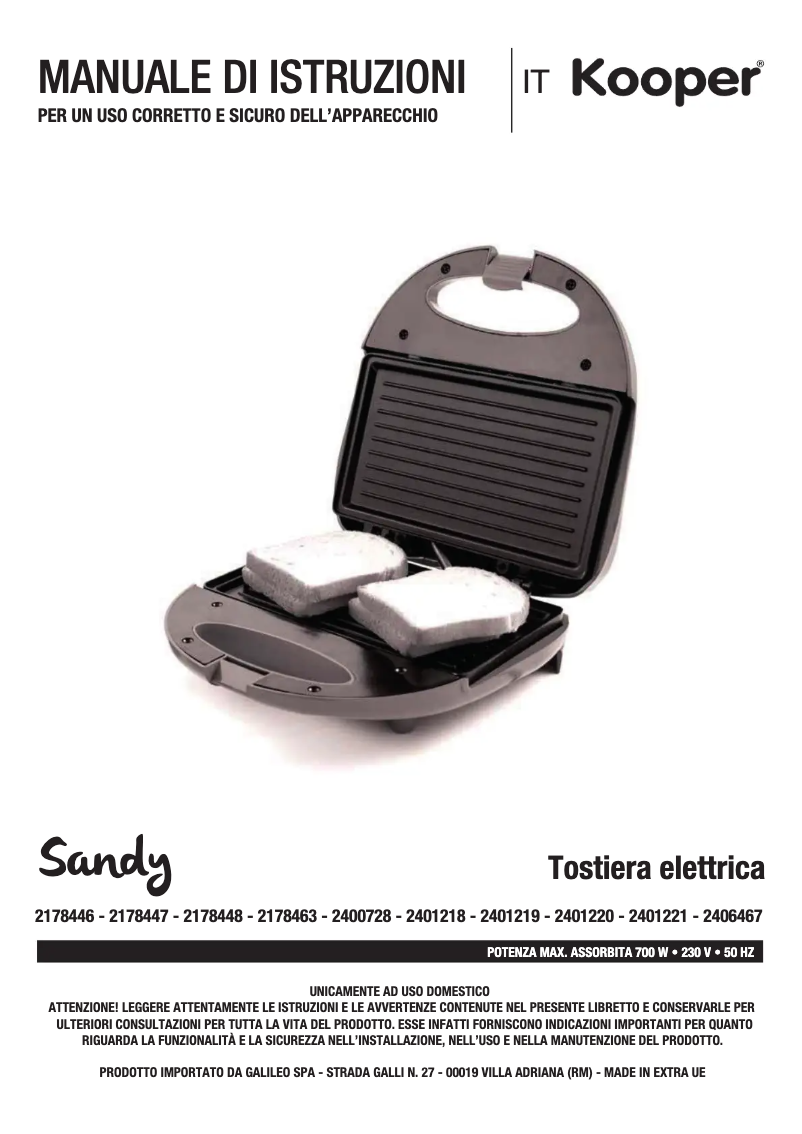 Página 1 del manual Manual de usuario Kooper 2178447