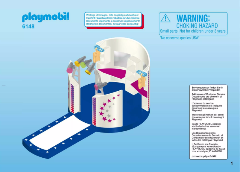 Página 1 del manual Manual de usuario Playmobil City Life Model with Catwalk 6148