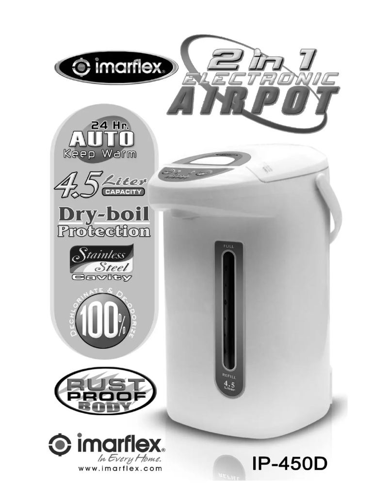 Página 1 del manual Manual de usuario Imarflex IP-450D