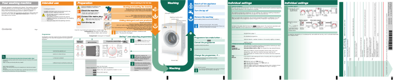 Imagen de la primera página del manual del dispositivo WAS28491SN