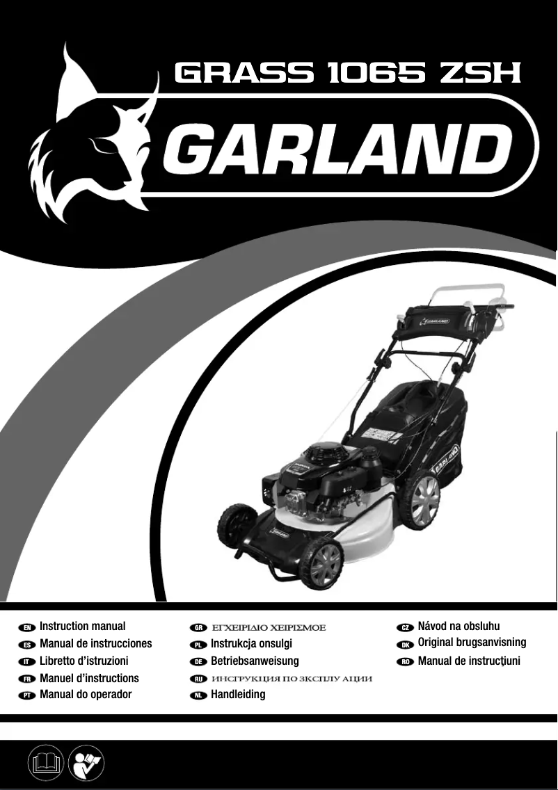 Página 1 del manual Manual de usuario Garland Grass 1065 ZSH