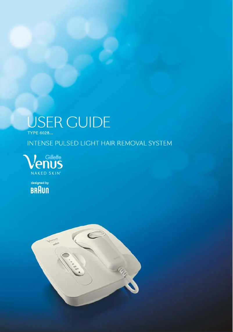 Página 1 del manual Manual de usuario Braun Venus Naked Skin