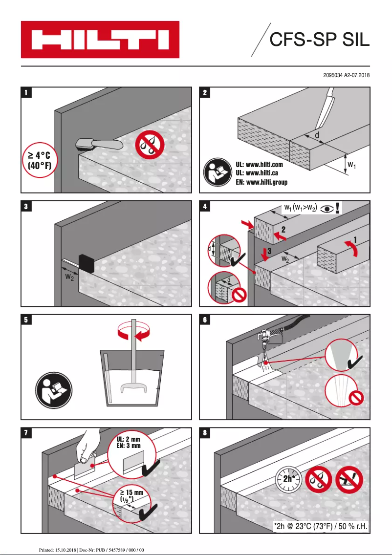 Imagen de la primera página del manual del dispositivo CFS-SP SIL