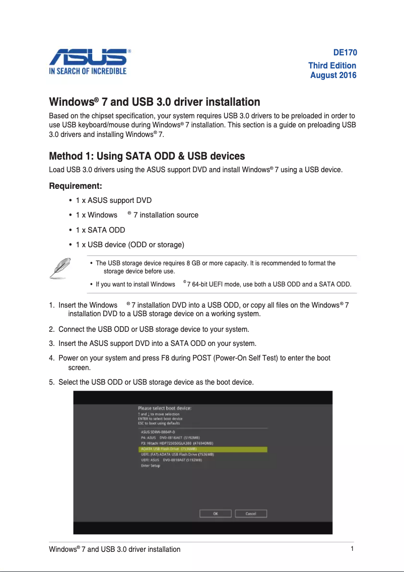 Página nº 1 - Guía de instalación Asus H110M-F