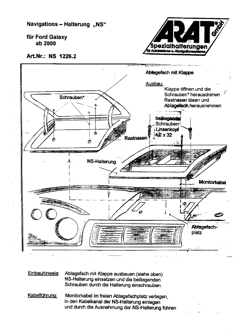Página 1 del manual Manual de usuario Arat NS1226.2