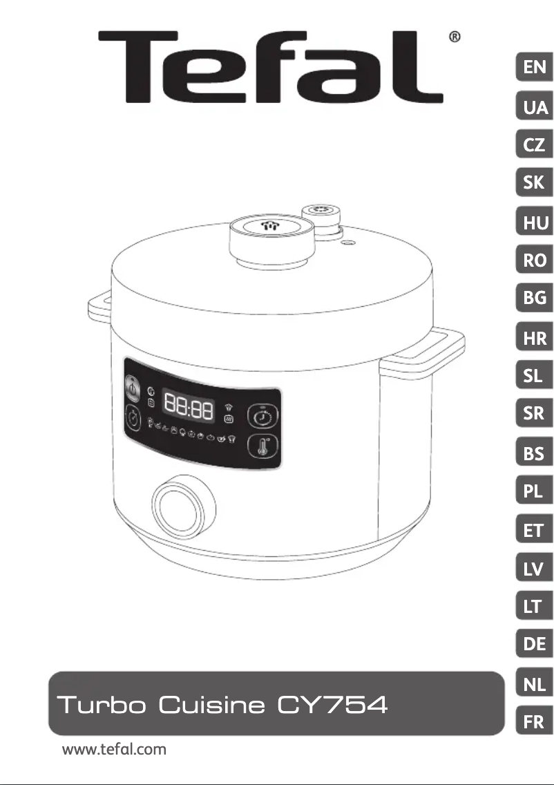 Imagen de la primera página del manual del dispositivo Turbo Cuisine CY754