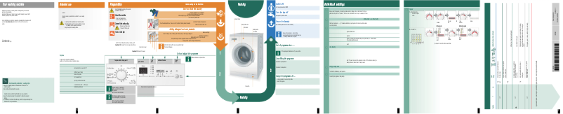 Página 1 del manual Manual de uso y mantenimiento Siemens WM12P360GC
