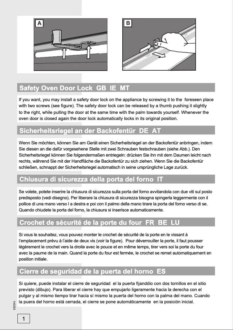Imagen de la primera página del manual del dispositivo BOP88ORAX