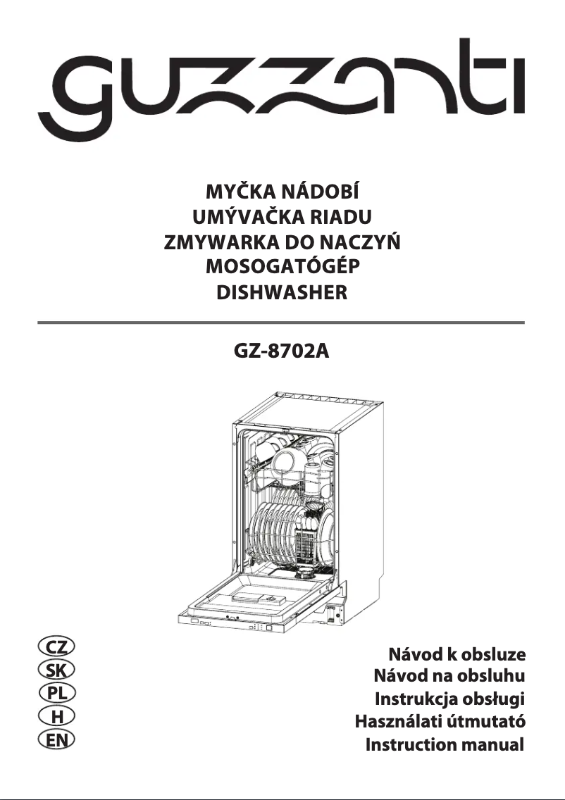 Imagen de la primera página del manual del dispositivo GZ 8702A